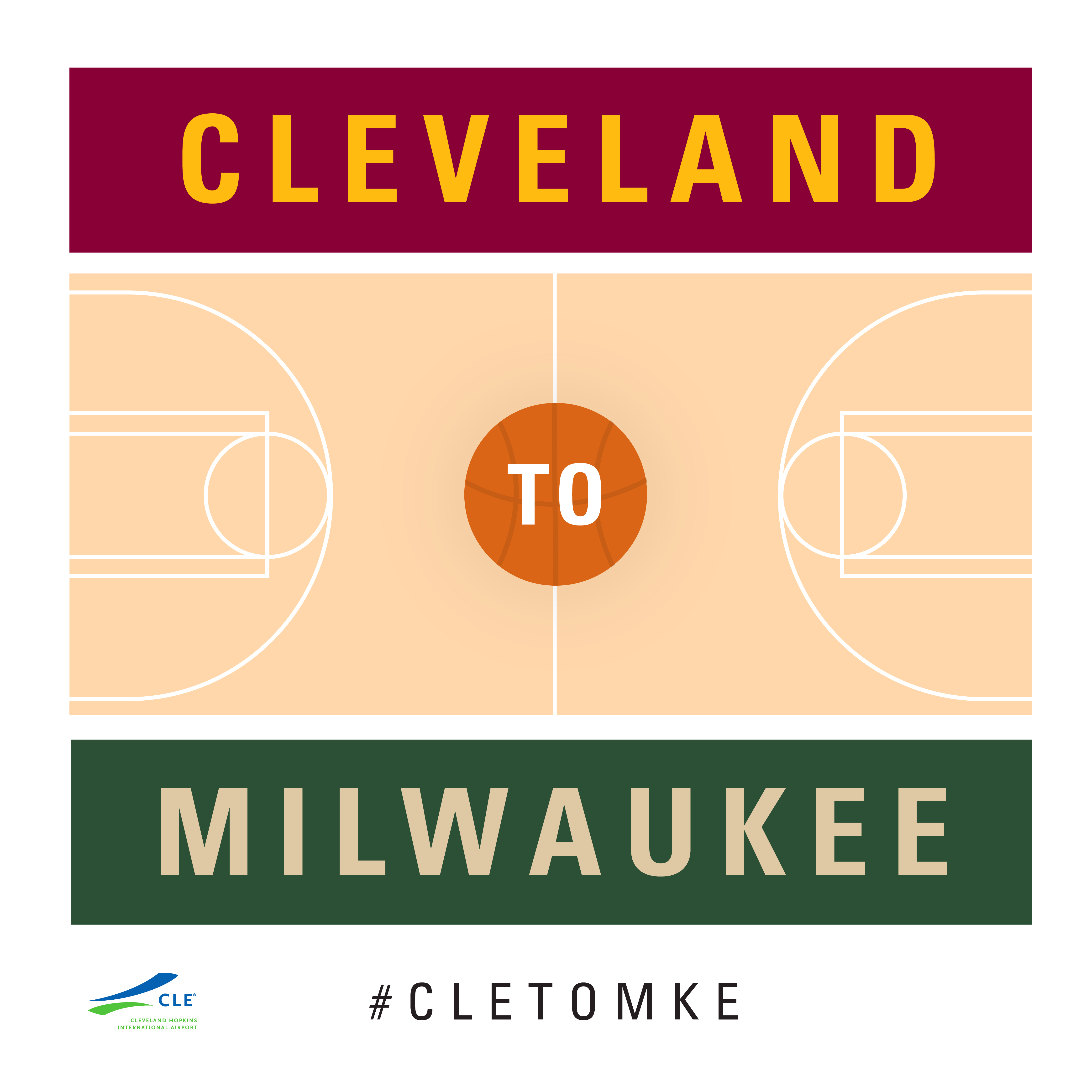 CLE to MKE
