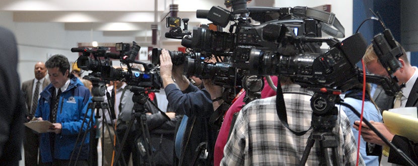 Filming at the Airport