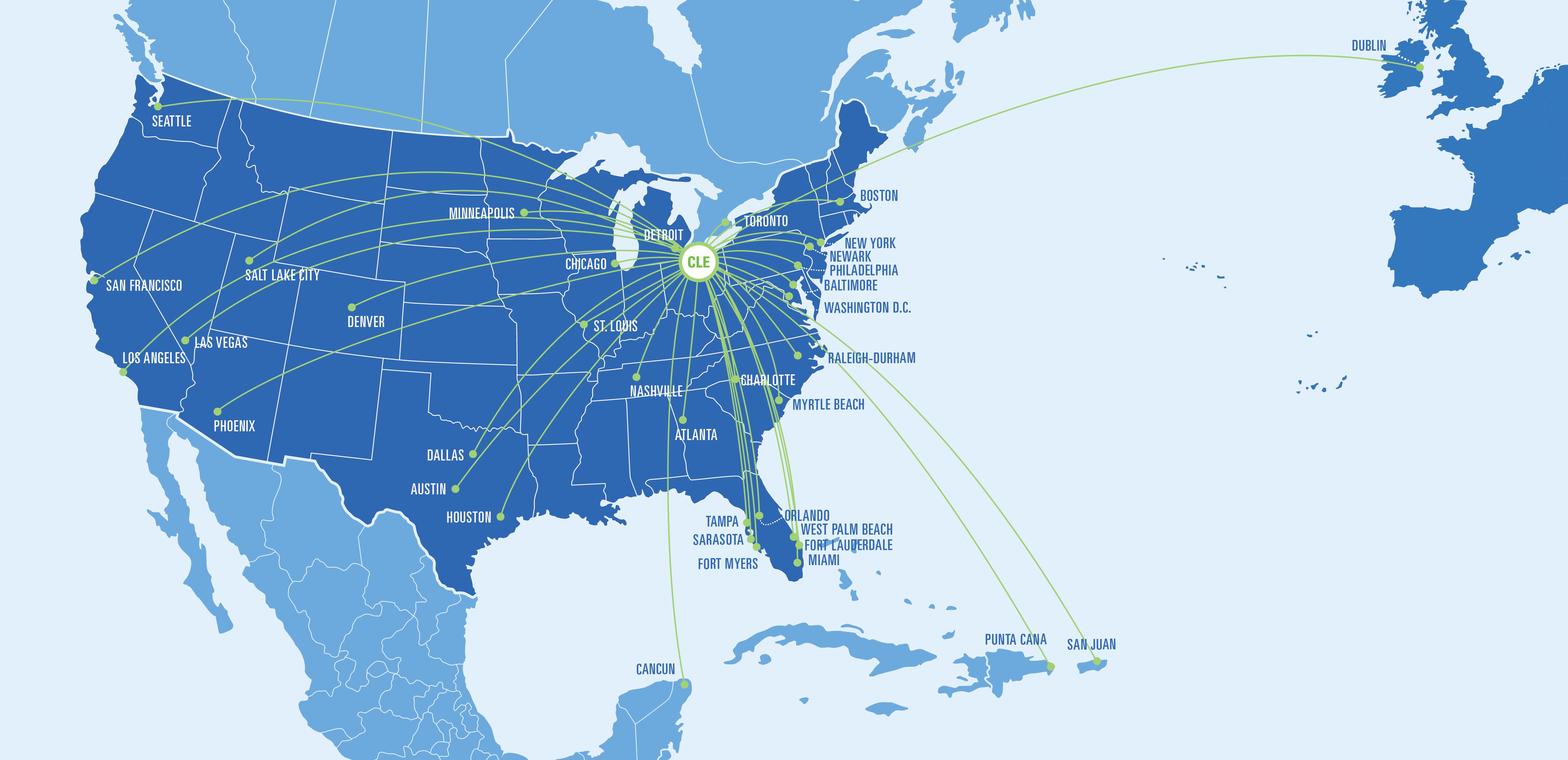 CLE Route Map