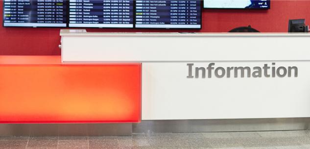 information desk