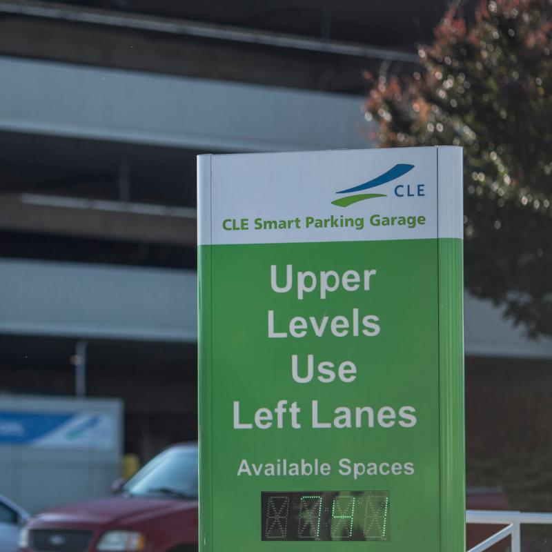 smart garage signage